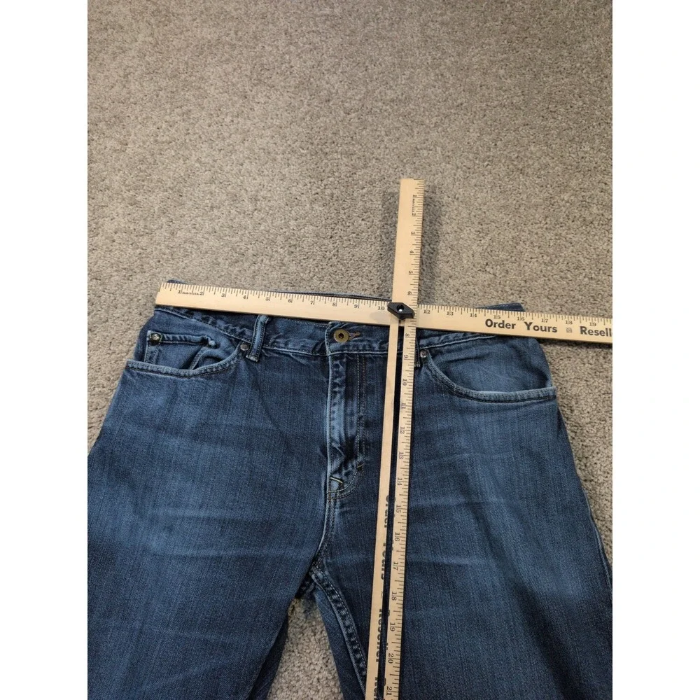 Banana Republic Vintage Straight Mens Jeans 34x32 Dark Wash Blue 100%‎ Cotton